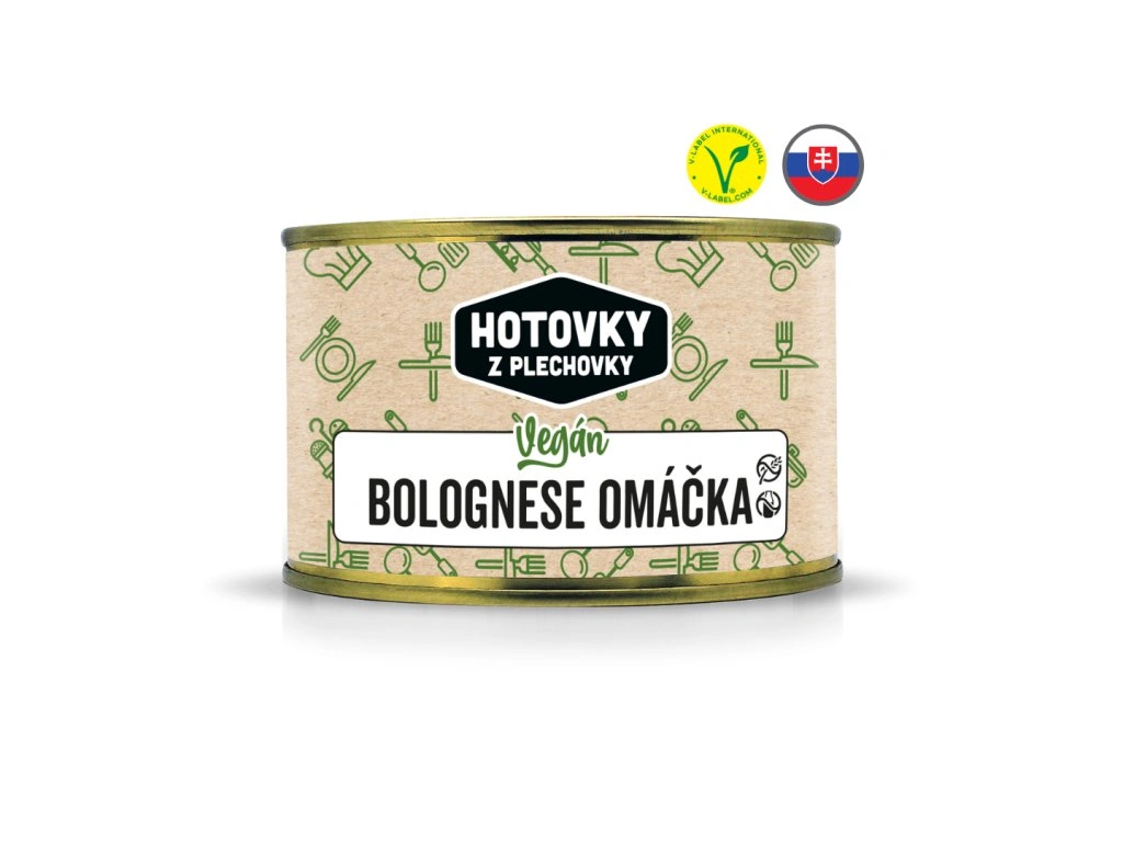 Bolognese omka vegan HOTOVKY Z PLECHOVKY 400g