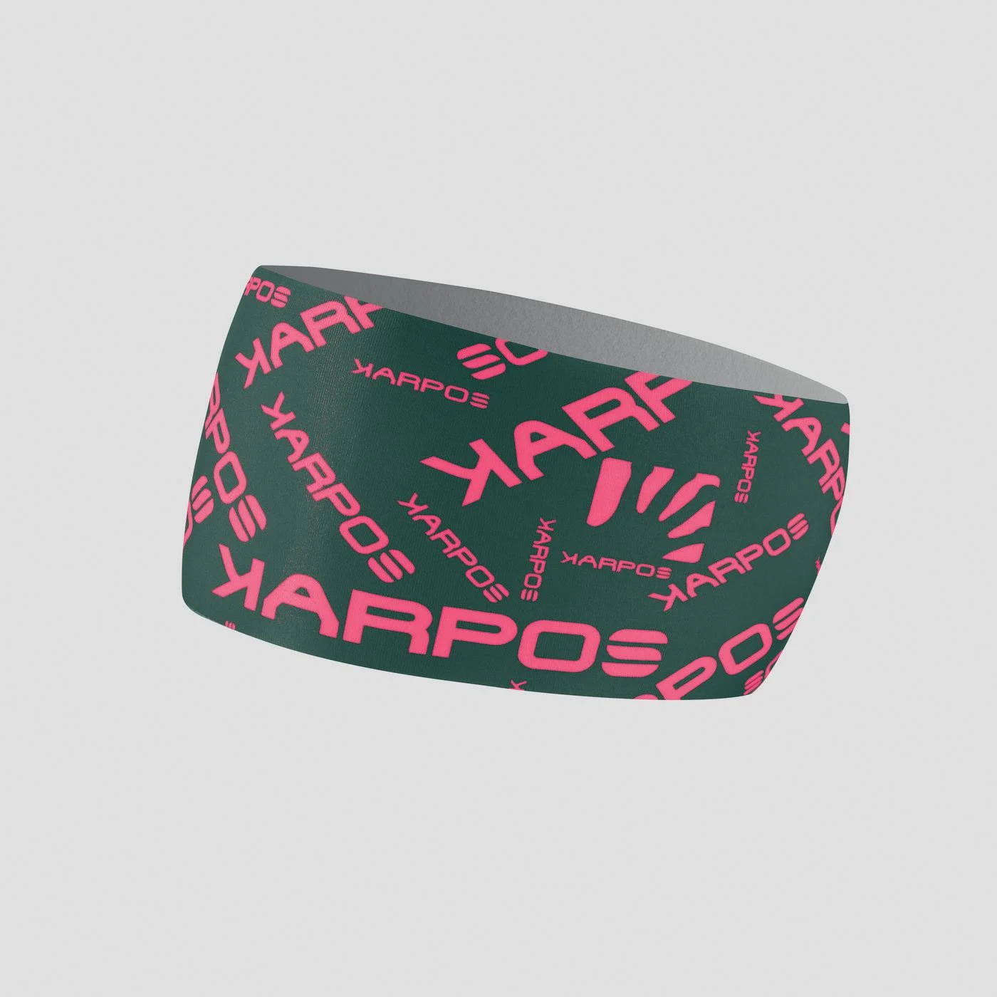 elenka KARPOS Pelmo Headband jungle green/fandango