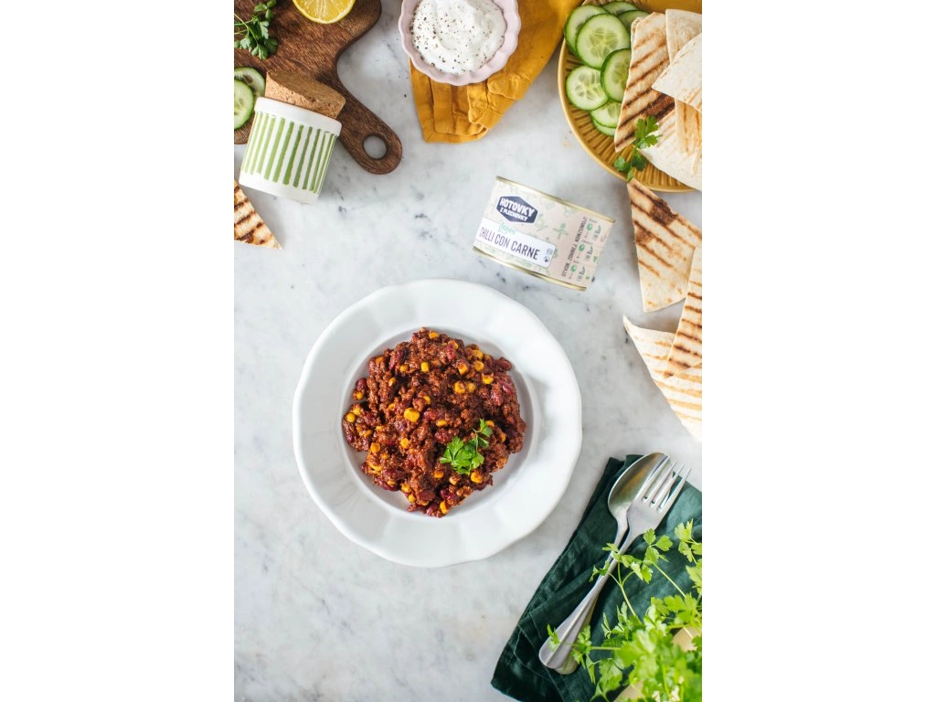 Chilli con carne_Hotovky z plechovky_vegan_2