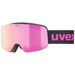 Okuliare UVEX Pwdr FM black matt/pink S2