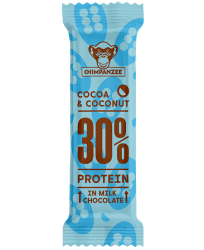 Tyinka CHIMPANZEE Protein Bar 30% Cocoa Coconut 50g
